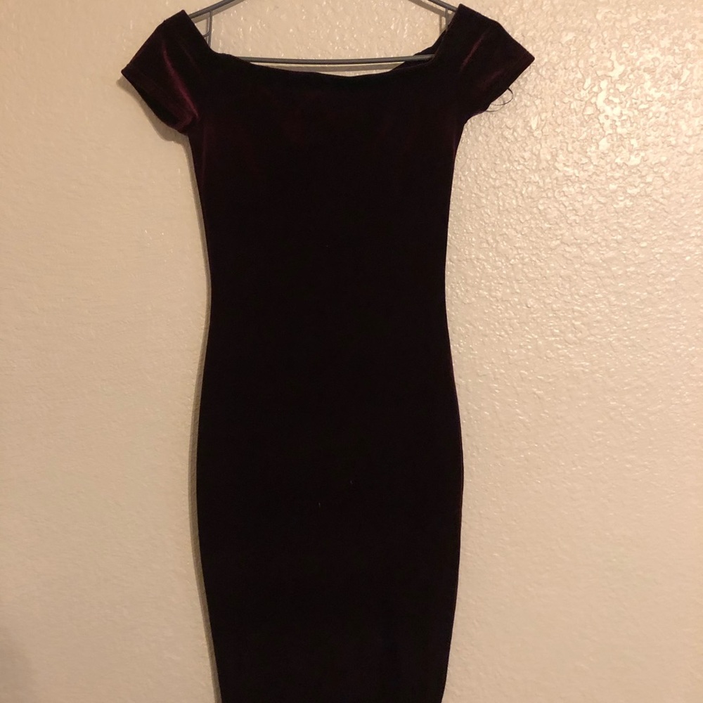 SOLD Red velvet dress